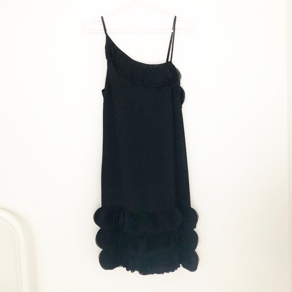BR Runway Collection Silk Petal Sleeveless Dress